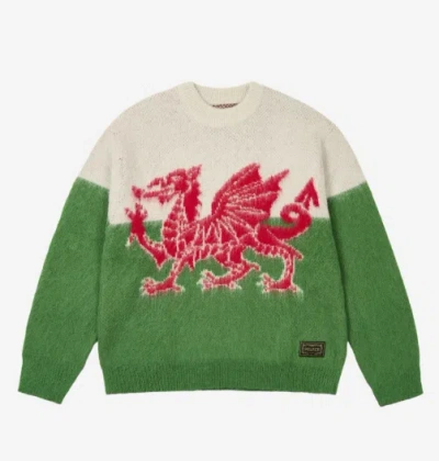 Pre-owned Palace Hairy Flag Knit Wales - 24fw, (100% Authentic) In Multicolor