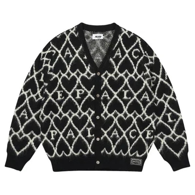 Pre-owned Palace Hairy Heart Knit 'black' | Men's Size L