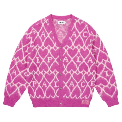 Pre-owned Palace Hairy Heart Knit 'pink' | Men's Size M
