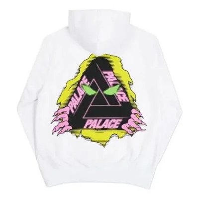 Palace Halloween Triangle Logo Sweater Unisex White In Multi