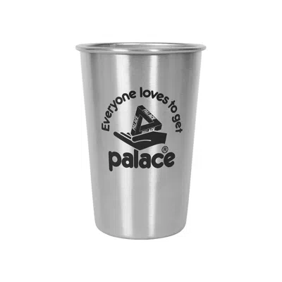 Pre-owned Palace Hand Out Metal Cup 'silver' | Men's Size Onesize