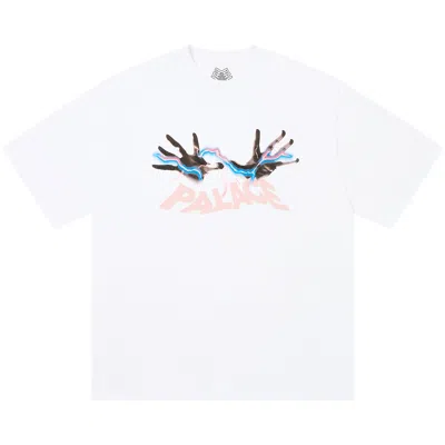 Pre-owned Palace Hands On T-shirt 'white' | Men's Size S