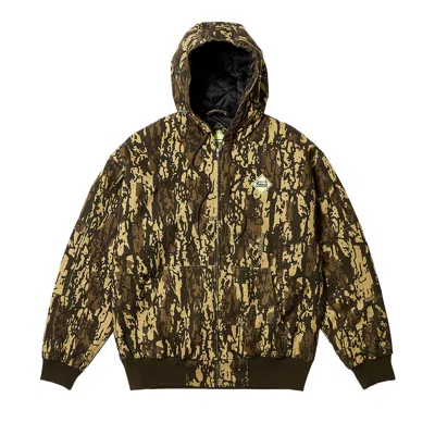 Pre-owned Palace Hardware Hooded Workwear Jacket 'camo' In Multi-color
