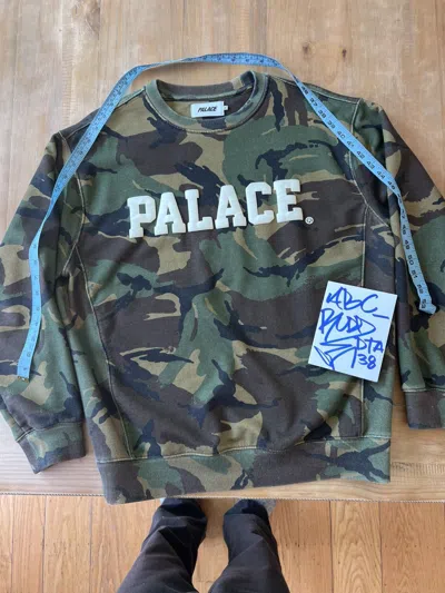 Pre-owned Palace Healthily Crew Camo In Multi