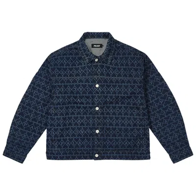 Pre-owned Palace Heart Denim Jacket 'indigo' | Blue | Men's Size L