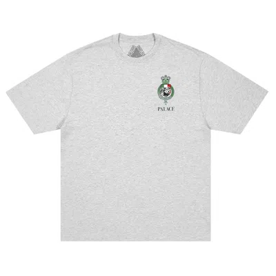 Pre-owned Palace Heavy Crest T-shirt 'grey Marl' | Men's Size M