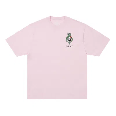 Pre-owned Palace Heavy Crest T-shirt 'sweet Pink' | Men's Size Xl