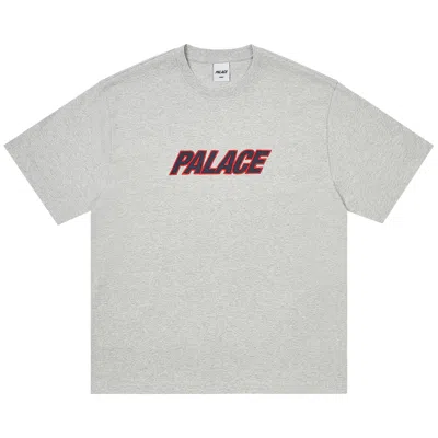 Pre-owned Palace Heavy Font T-shirt 'grey Marl' | Men's Size M