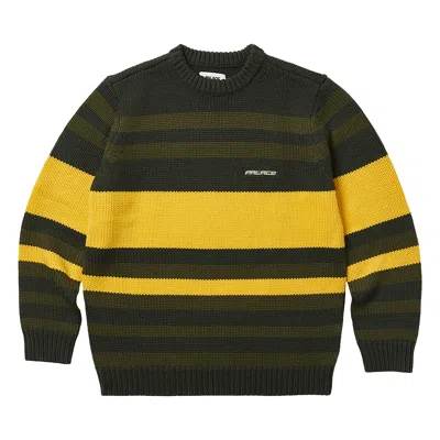 Pre-owned Palace Heavy Stripe Knit 'green'