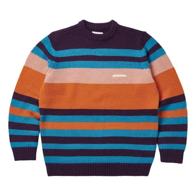 Pre-owned Palace Heavy Stripe Knit 'orange'