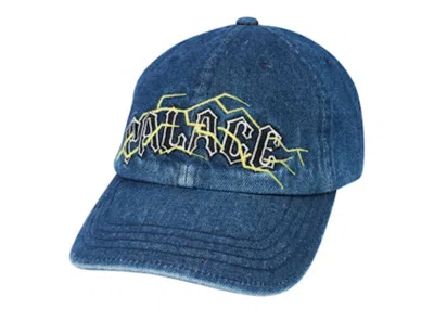 Pre-owned Palace Hesh Express Denim 6panel In Blue Stone Wash