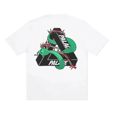 Palace Hesh Mit Fresh Logo Short Sleeve Unisex White