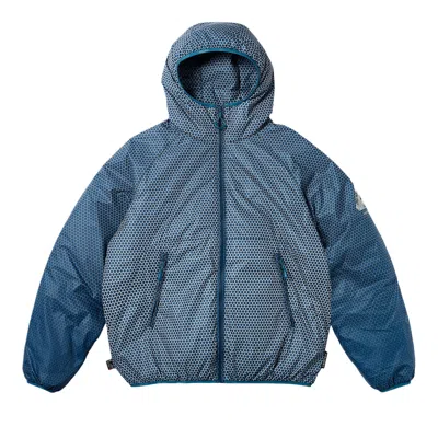 Pre-owned Palace Hexagon Pertex Quilted Jacket 'blue'