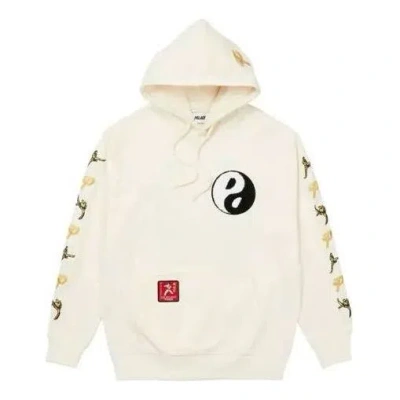 Palace High Kick Hoodie 'off White' In Neutral