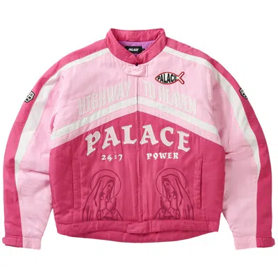 Pre-owned Palace Highway To Heaven Jacket 'pink' | Men's Size L