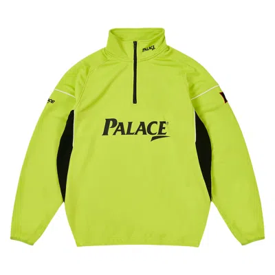 Pre-owned Palace Hole In 1/4 Zip 'tour Yellow' | Men's Size L