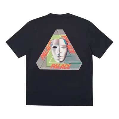 Palace Human Face Mask Short Sleeve Unisex Black