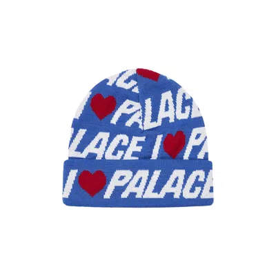 Pre-owned Palace I Love  Beanie 'blue' | Men's Size Onesize