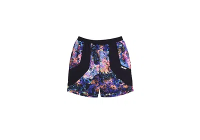 Pre-owned Palace Iments Shell Shorts In Black/purple In Multi