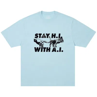 Pre-owned Palace Indica T-shirt 'skyline Blue' | Men's Size Xl