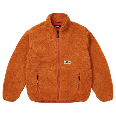 Pre-owned Palace Indoor Funnel Fleece 'orange' | Men's Size M