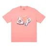 Palace Inflator Pink Love Triangle Pattern Short Sleeve Unisex In Pink