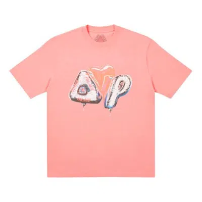 Palace Inflator Pink Love Triangle Pattern Short Sleeve Unisex