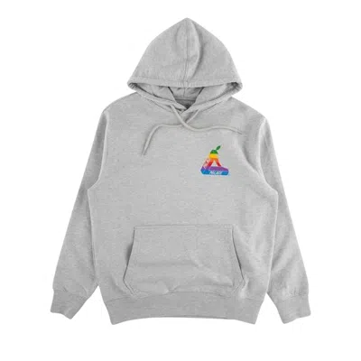 Pre-owned Palace Jobsworth Hood 'grey Marl'