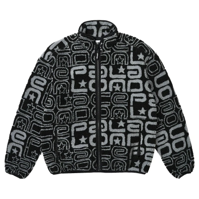 Pre-owned Palace Joyrex Fleece Jacket 'black'