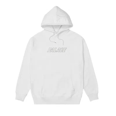 Pre-owned Palace Jumbo Tri-ferg Drop Shoulder Hood 'white'