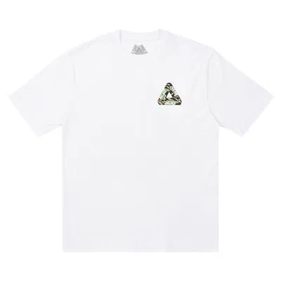 Pre-owned Palace Jungle Camo Tri-ferg T-shirt 'white'