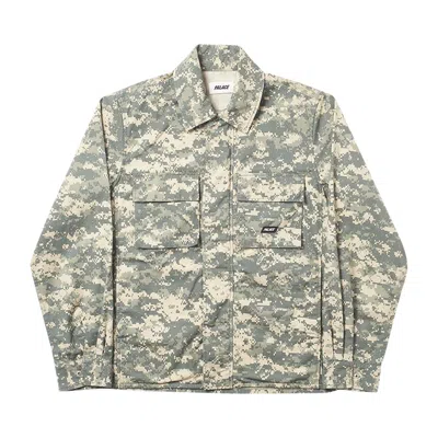 Pre-owned Palace Jungle Zip Shirt 'digi Camo' | Multi-color | Men's Size Xl In Multicolor