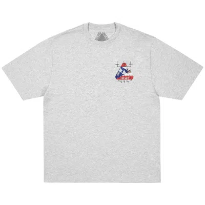 Pre-owned Palace King Tri T-shirt 'grey Marl' | Men's Size S In Gray