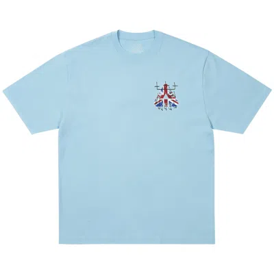 Pre-owned Palace King Tri T-shirt 'skyline Blue' | Men's Size M
