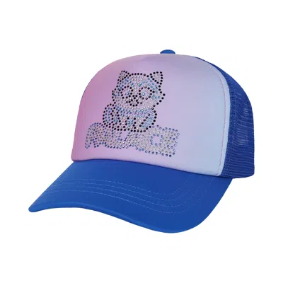 Pre-owned Palace Kitty Rhinestone Trucker 'blue' | Men's Size Onesize