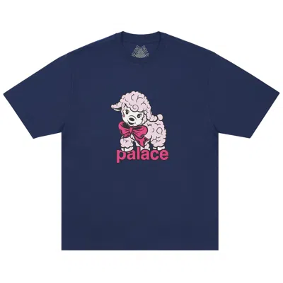 Pre-owned Palace Lamb T-shirt 'navy' | Blue | Men's Size L