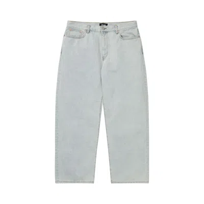 Pre-owned Palace Le Script P90 Baggy Jean 'light Acid Wash' | Blue | Men's Size 34