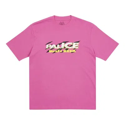 Palace Light Beer T-shirt 'pink'