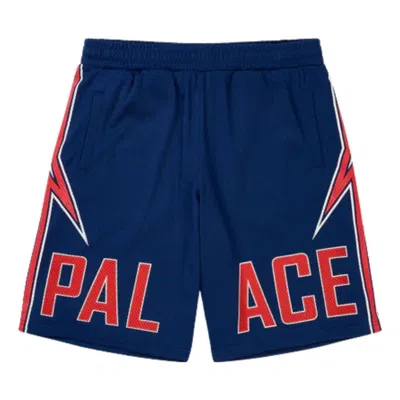 Palace Lightning Basketball Short 'navy Red' In Blue