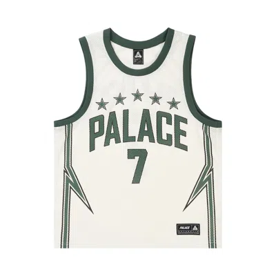 Pre-owned Palace Lightning Basketball Vest 'white/green' | Men's Size Xl