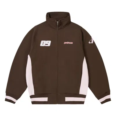 Pre-owned Palace Linky Zip Funnel 'fox' | Brown | Men's Size Xl