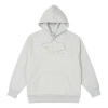 Palace Liquid  Hoodie 'grey Marl' In Gray