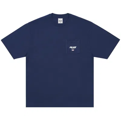 Pre-owned Palace Location T-shirt 'navy' | Blue | Men's Size L