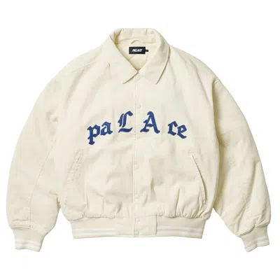 Pre-owned Palace Love Varsity Jacket 'white' | Men's Size S