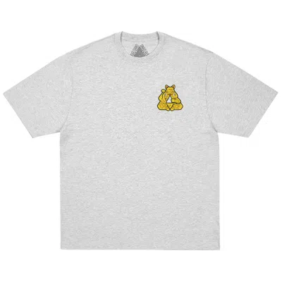 Pre-owned Palace Lucky P3 T-shirt 'grey Marl' | Men's Size L In Gray
