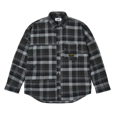 Pre-owned Palace Lumber Yak Patch Overshirt 'black' | Men's Size L