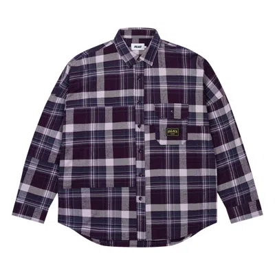 Pre-owned Palace Lumber Yak Patch Overshirt 'purple' | Men's Size M