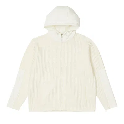 Pre-owned Palace Marine Zip Hood Knit 'bone' In White