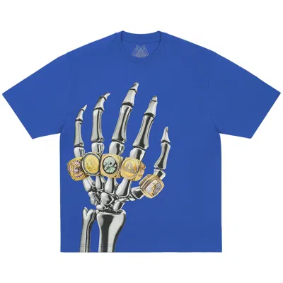 Pre-owned Palace Mechanical Champion T-shirt 'deep Sea Blue' | Men's Size M