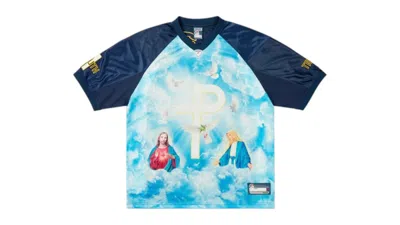 Pre-owned Palace Men's  1 Truth Jersey In Navy Blue